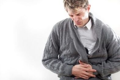 dor no abdome inferior nun home con prostatite