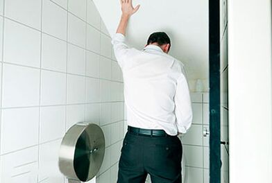 problemas coa micción debido á prostatite